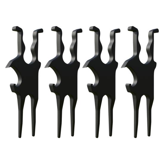 

Многофункциональный магнитный держатель для травяных рулонов, открывалка для пивных бутылок, зеленая вилка, инструмент для ремонта выбоин, многоцелевые аксессуары для гольфа, подарок любителям гольфа 4pcs