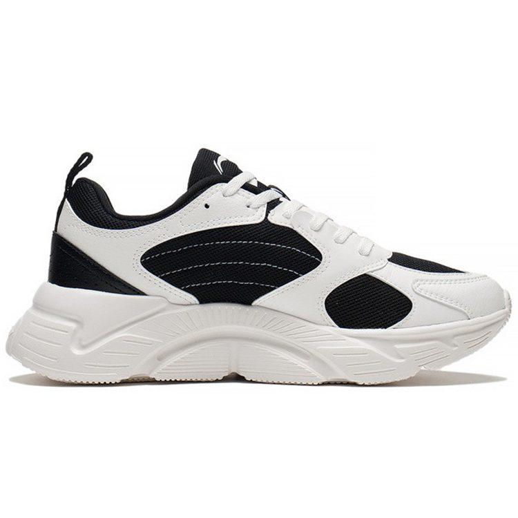 Li Ning Comfortable Textile, Synthetic Leather Cushioning Slip Resistant Abrasion Resistant Low top Running Shoes ARSS058-3