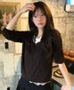 MIND BRIDGE WOMEN [W] Layered Button Regular Fit Knit - 3 Colors