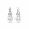 Matrix Crystal Pearl Drop Earrings 5691716