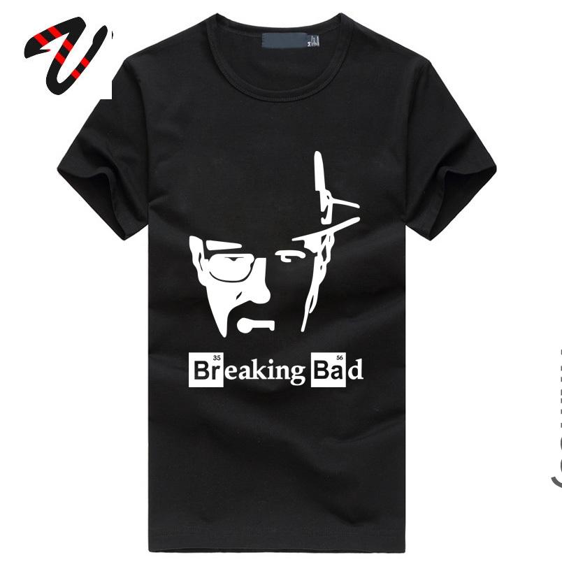 Chemical Breaking Bad Unisexs TShirts Walter White One Who Knocks Heisenberg Tshirts Homme Hipster Tees Oversized Clothing Shirt