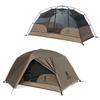 OneTigris COSMITTO Tent Touring 1-2 Person Solo Easy Setup Backpacking Dome Compact Lightweight Windproof Waterproof Storage Bag