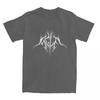Man T-Shirt Mgla Black Metal Music Logo T Shirts Leisure Beach Tees Vintage Custom Logo 100% Cotton Tops Gift