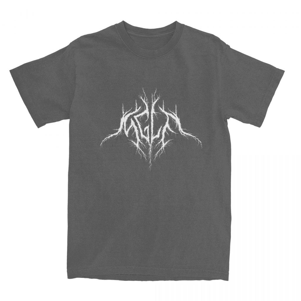 Man T-Shirt Mgla Black Metal Music Logo T Shirts Leisure Beach Tees Vintage Custom Logo 100% Cotton Tops Gift
