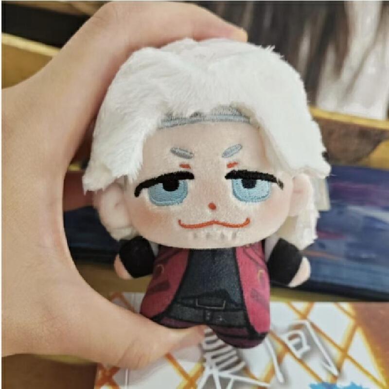 New Devil May Cry 5 Plush Dante Figure Anime Plushie Collection Peluche Printed Doll Anime Game Figure Keychain Pendant Gift