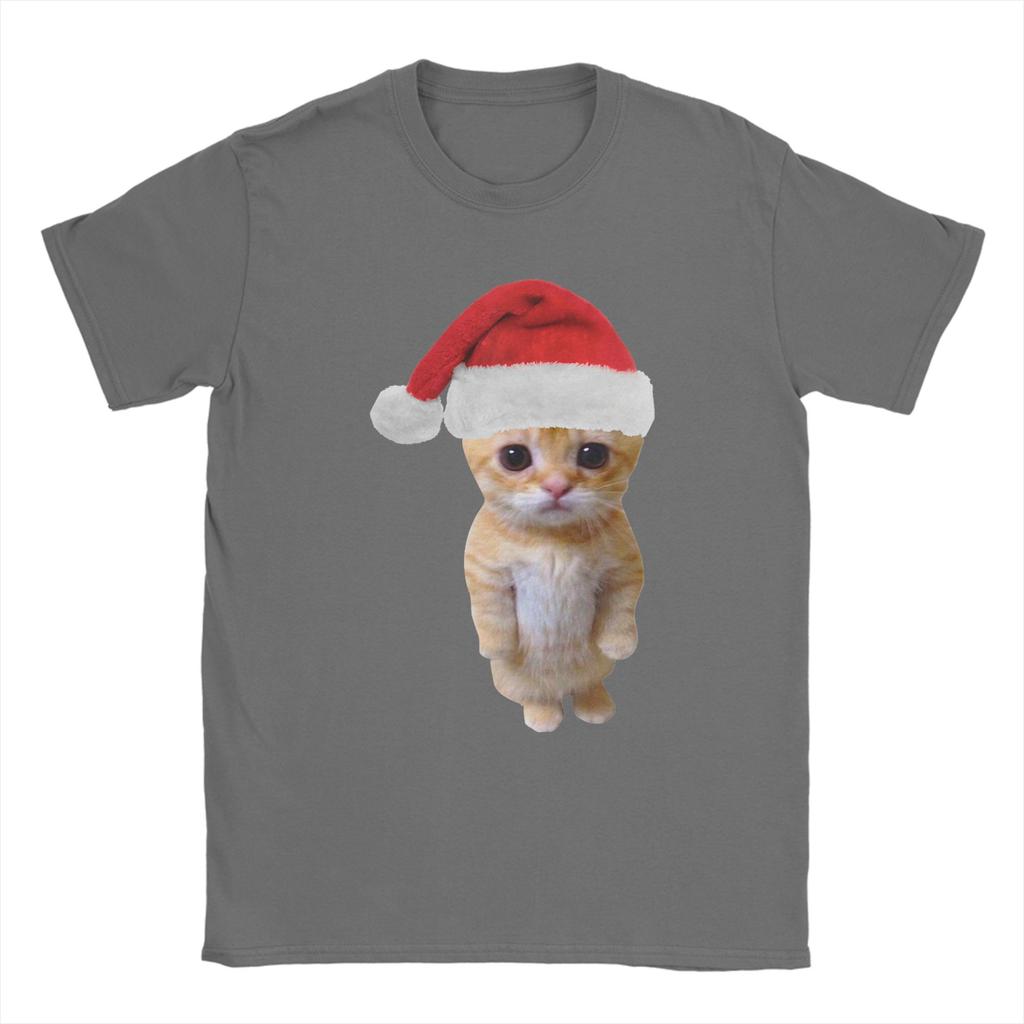 Christmas El Gato Meme Sad Cat Munchkin Kitty Meme T Shirt Beach  Pure Cotton TShirts For Men Tee Shirt Short Sleeve Clothes