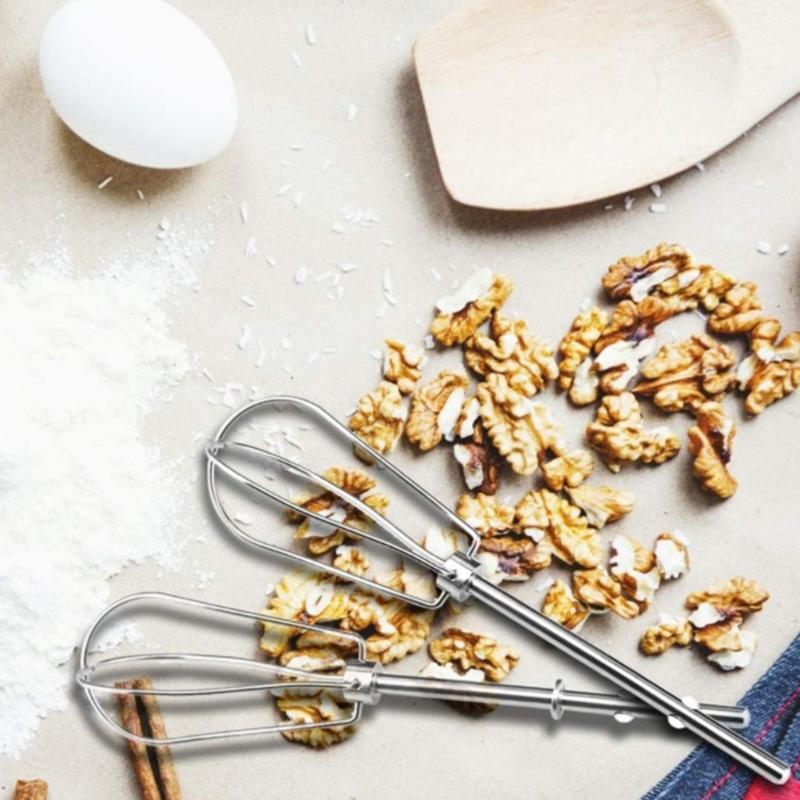 Set of 2 Electric Food Mixer Heads Handheld Egg Beater Heads Stainless Steel Egg Mixer Accessories Egg Beater Part