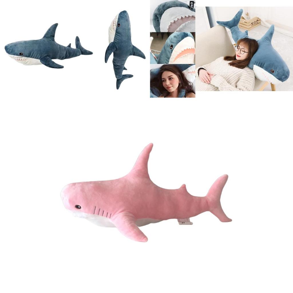 Peluche Réaliste Requin 3D Jouet Oreiller Pour Décoration Et Cadeau Pour Enfants