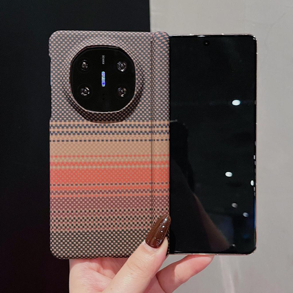 Applicable To Huawei Matex1 Mobile Phone Case Findn1 New Folding Screen Kevlar Pattern MateX1 Collector's Edition