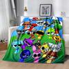 Rainbow Friends Adventure Flannel Blanket-Soft and Suitable for Sofas,Beds,Offices,Travel,All Seasons,Great Gift for Holidays and Birthdays.