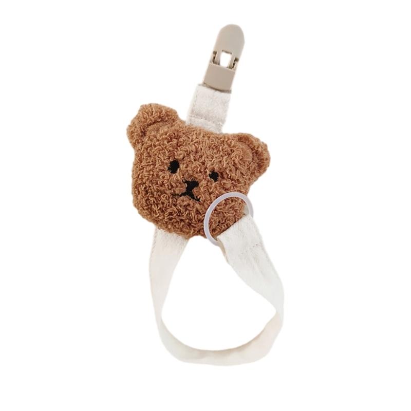 

Cartoon Bear Baby Pacifier Chain Anti Loss Dummy Nipple Strap Lovely Teether and Soother Holder Lanyard Anti-fall Belt