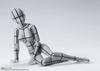 TAMASHII NATIONS Barevná 135mm malovaná pohyblivá figurka SHFiguarts Body-chan -Wire Frame- (Gray Ver.) Cca. PVC a ABS
