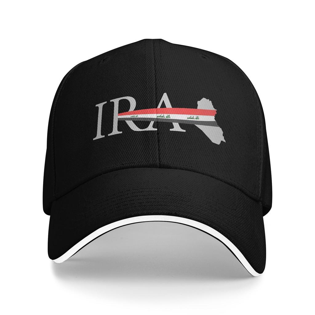 Iraq Flag Accessories Unisex Women Baseball Cap Dad Hat Unique Design Outdoor Headwear Adjustable Fit Snapback Cap