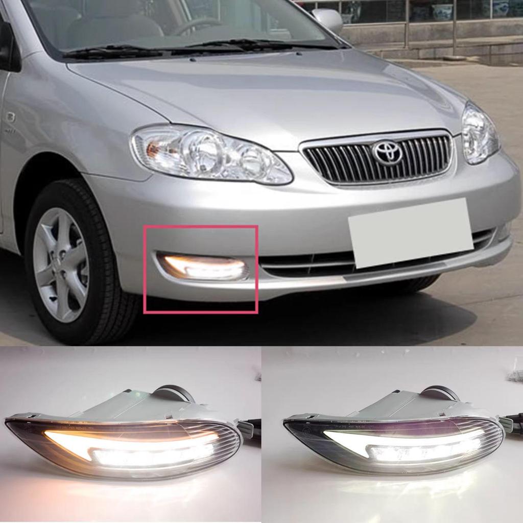 Yellow LED Fog & Daytime Running Lights for 2005-2009 Toyota Corolla - Fog Light Assembly