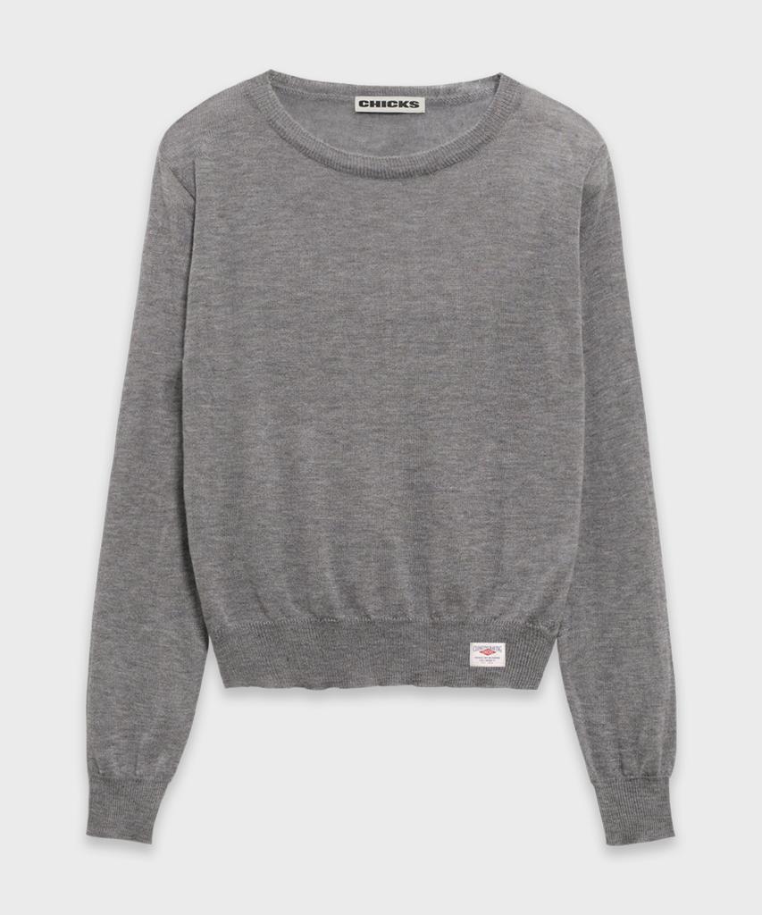 CHICKS Single Basic Round Knit (6 Colors)