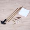 Detachable Comfortable Handle Shooting Brush Portable Barrels Cleaning Rod Kits