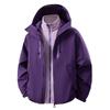 Outdoor Hiking Suit Couple's Three-in-one Jacket Men's Mountain Jacket Waterproof and Windproof Men's and Women's Tide Casual Jacket