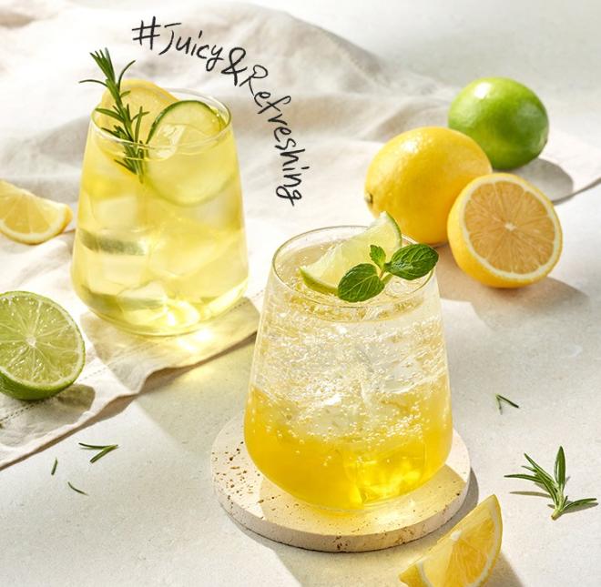 Hongcho Zitrone & Limette Trinkessig 900ml – Erfrischendes & Gesundes Zitrusgetränk