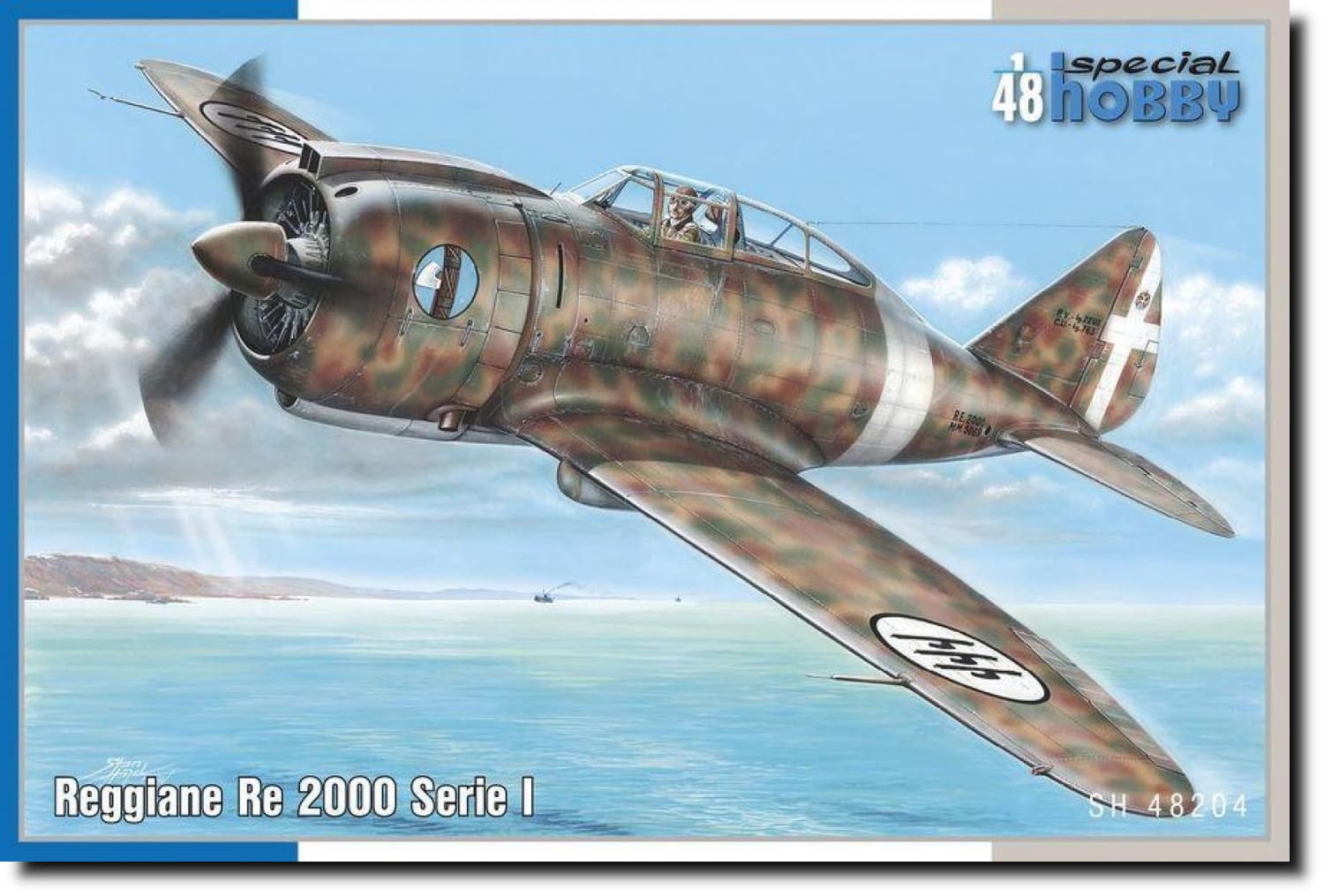 

Special Hobby 1/48 Italian Reggiane Re.2000 Falco 1 Series Plastic Model SH48204n