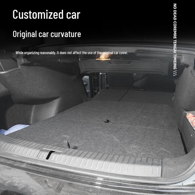 Volkswagen New Passat Trunk Organizer: Lay-Flat Wilderness Camping Storage Box