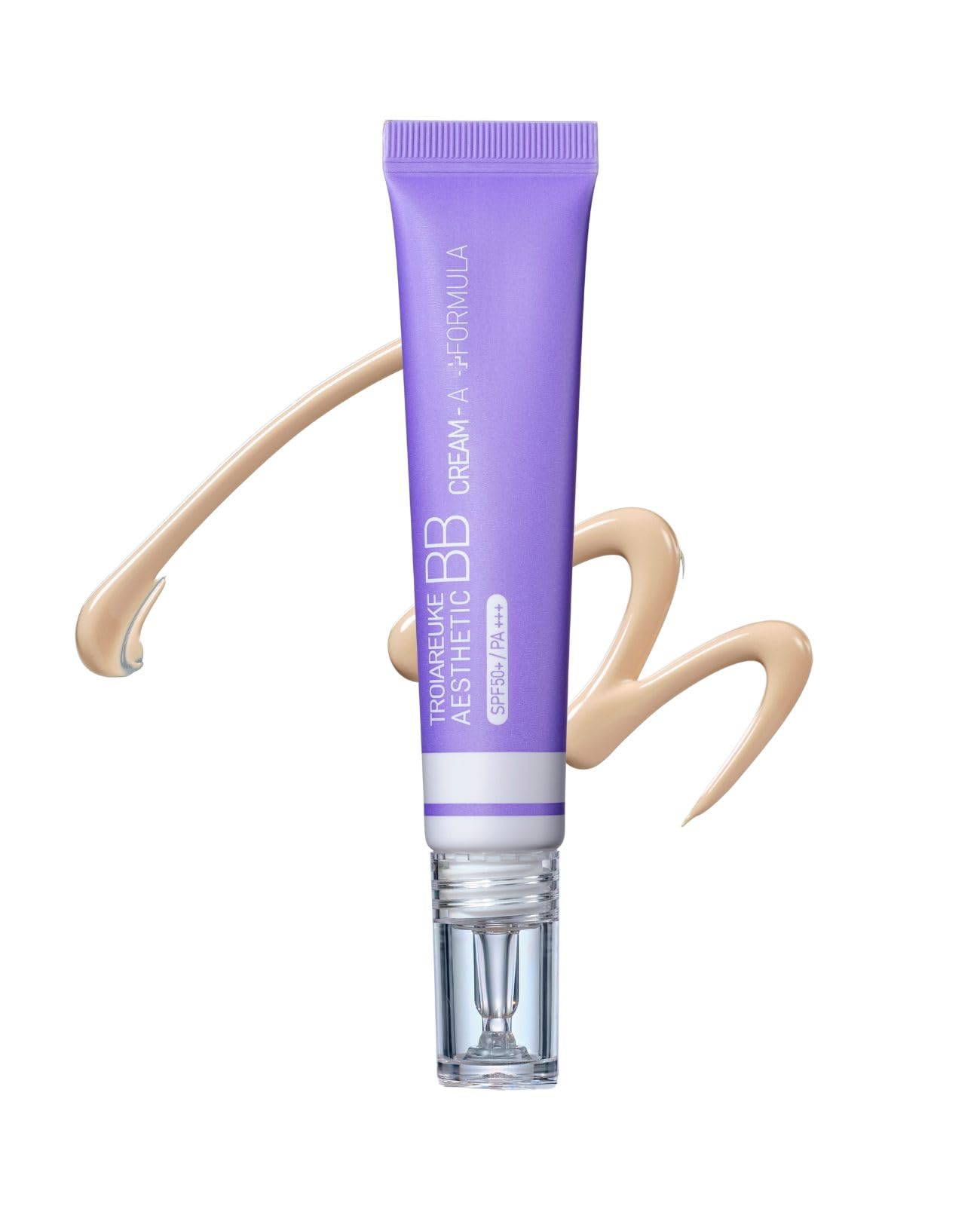 

TROIAREUKE Aesthetic BB Cream A Formula Natural Makeup Korean Beauty and [Official] 15ml, SPF50+ PA+++, Sunscreen, Tone-Up, Base, Salon, Women s Men s