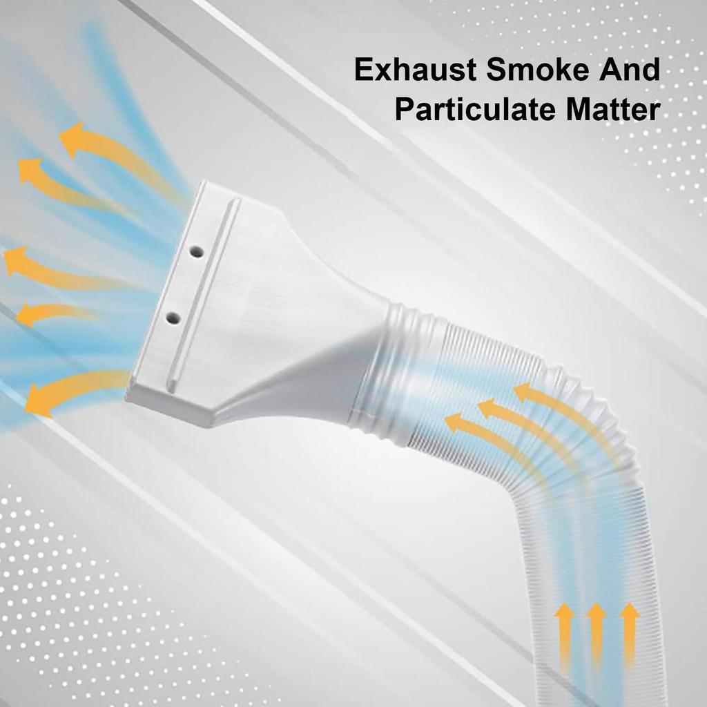 Portable AC Window Vent Kit Portable AC Unit Ducting Exhaust Kit Extension Ventilation Replacement Adapter For Bedroom Study