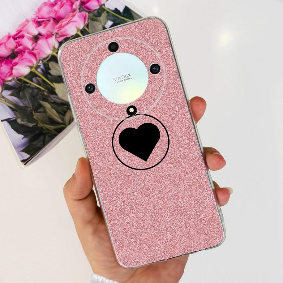 For Honor X9b 5G Case 2023 Fashion Flower Clear Silicone Soft Back Cover For Honor X9a RMO-NX1 Funda HonorX9 X 9 X 9B X 9A Coque