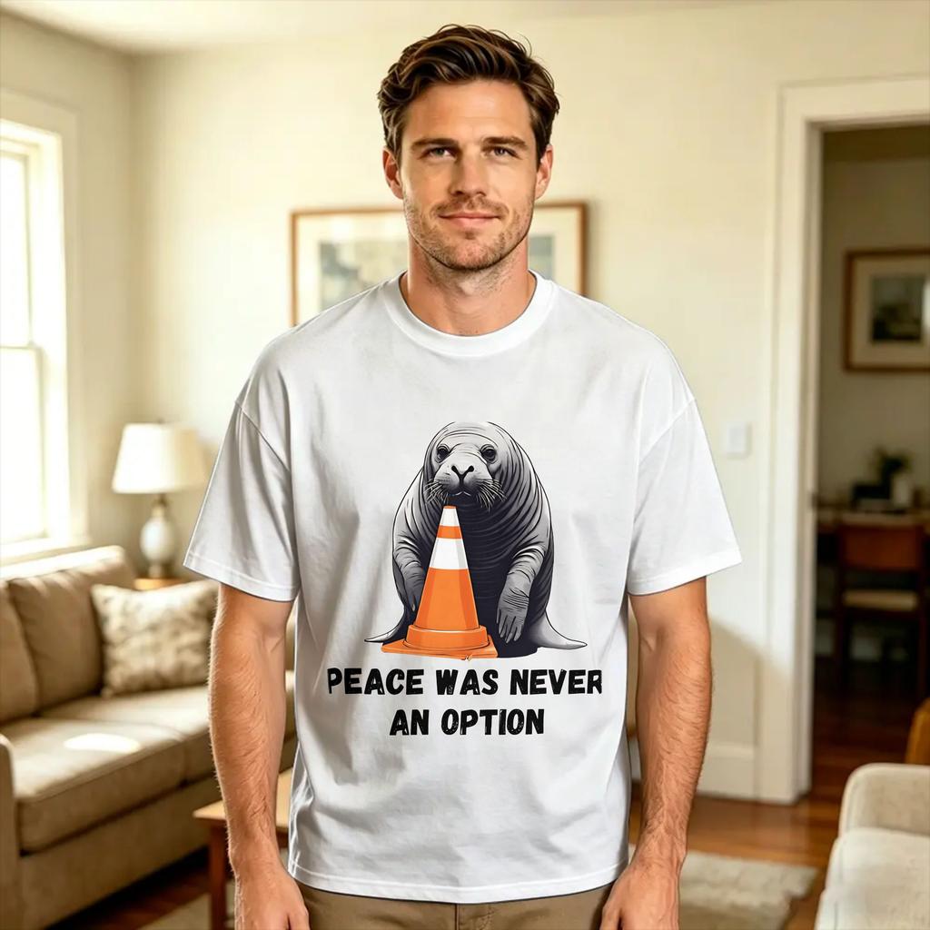 Neil the Seal T Shirt Summer Streetwear TShirts 100 Cotton Trendy Cool Tshirt For Unisex Design Top Tees