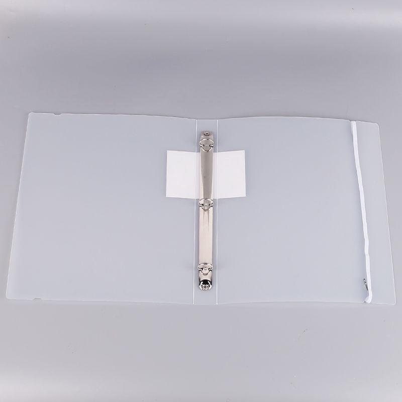 Korean Style 11-Hole Transparent File Pocket for Student Exams, Office Documents, and Pregnancy Checkup Archives.