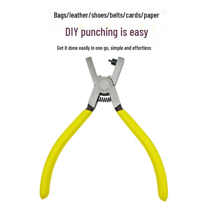 Multi-Functional Labor-Saving Hole Punch Pliers for Belts and Watch Straps