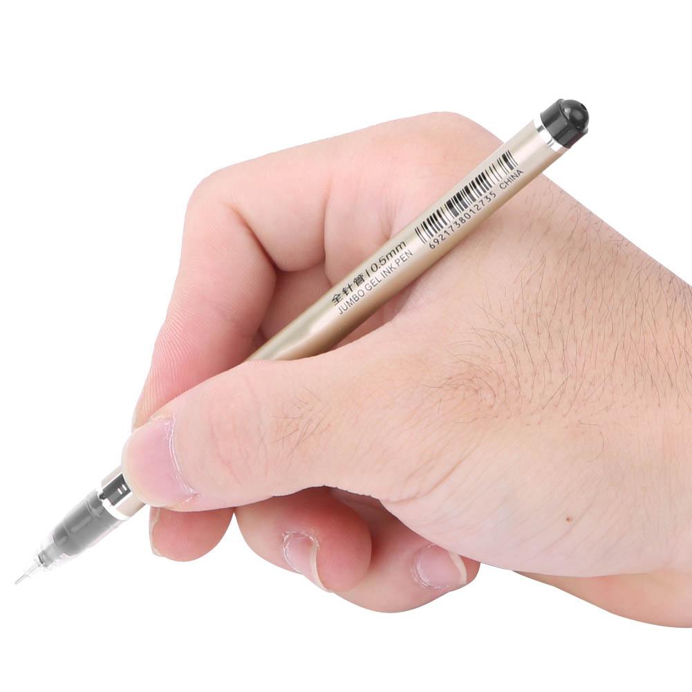 

12 шт. Гелевая ручка 0,5 мм Большая емкость Сменный стержень Ручка для подписи Студенческие канцелярские товары Офисные принадлежностиЧерный чёрный