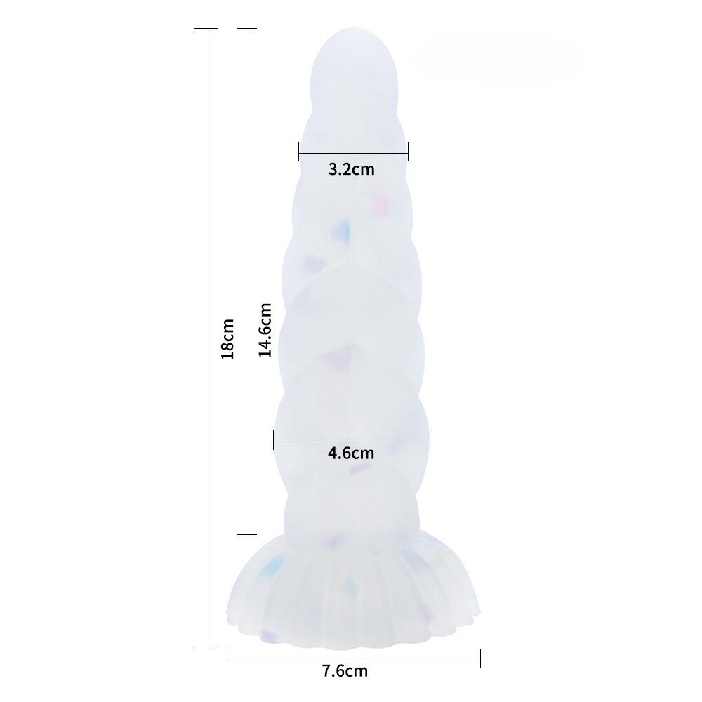 Transparent Jelly Dildo Pink Silicone Small Twist Shaped Anal Plug Erotic Products Sm Female Masturbator