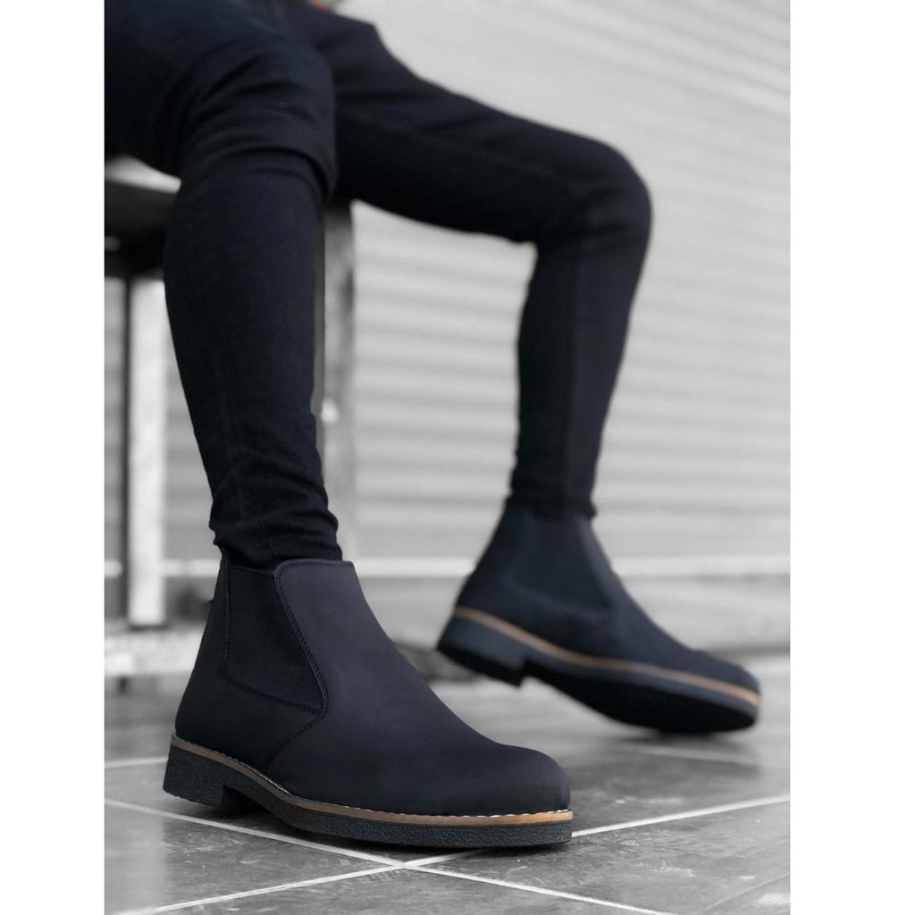 Botas Chelsea de gamuza para hombre, botines, novedad de 2022, primavera  otoño, botas para hombre, zapatos informales para hombre, botas para hombre,  zapatos de moda, zapatos para hombre comprar a buen precio —