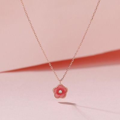 Flower Pendant Jewelry for Women Gift Necklace Jewelry Charms Beauty Small Flower Necklace