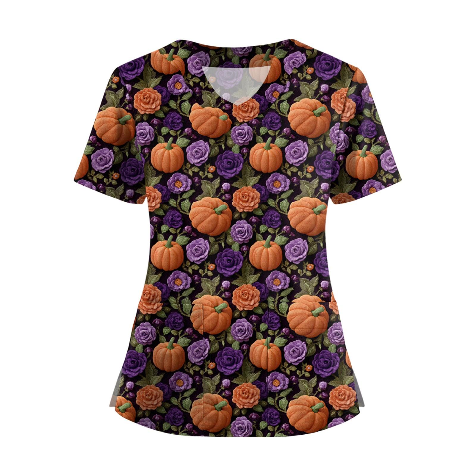 

Women s Short Sleeved Solid Color V-neck Buttonable Side Slit Top T-shirt L