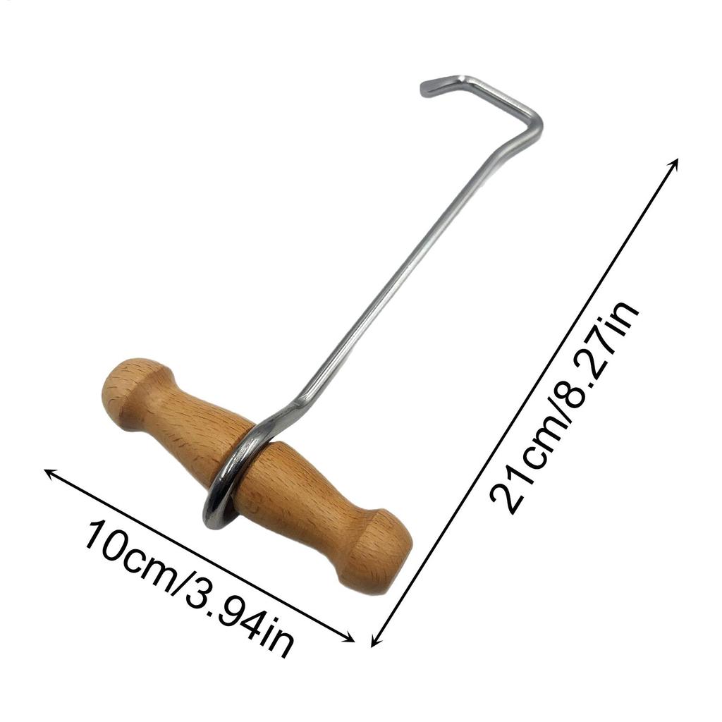 Stiefelhaken Stiefelhaken und Ziehhilfe für Cowboys Ergonomischer Helfer Bequemer Griff Tragbares Design für Familie Männer Frauen Wandern