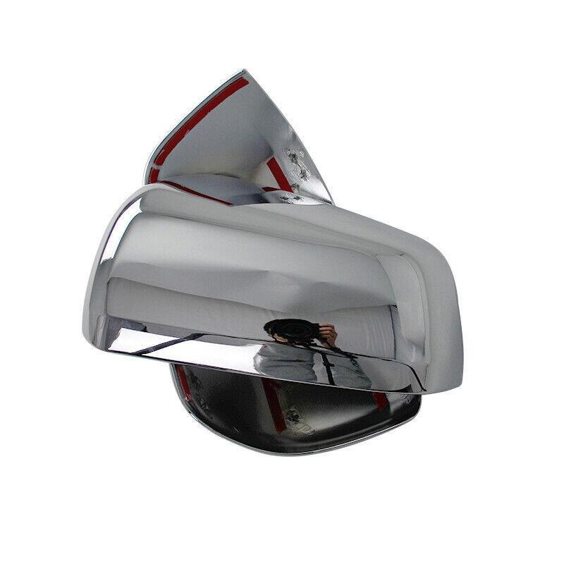 For Mitsubishi Lancer EX EVO 2009-2012 Chrome Side Door Rearview Mirror Cover Cap Trim Shell Sticker Car Styling Accessories