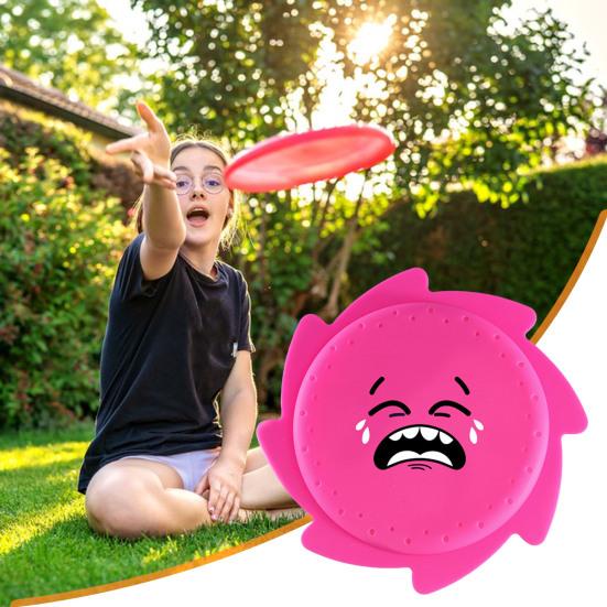 Silicone Water Flying Disc Summer Outdoor Beach Garden Spray Lawn Seaside Water Toy Splash Disc Parent-child Family