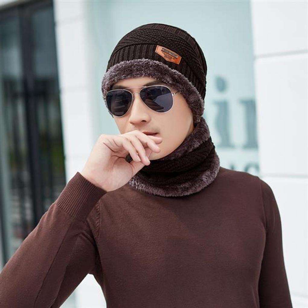 Lake Neck Warmer Beanie Set/Beanie Winter Hat Fur Hat