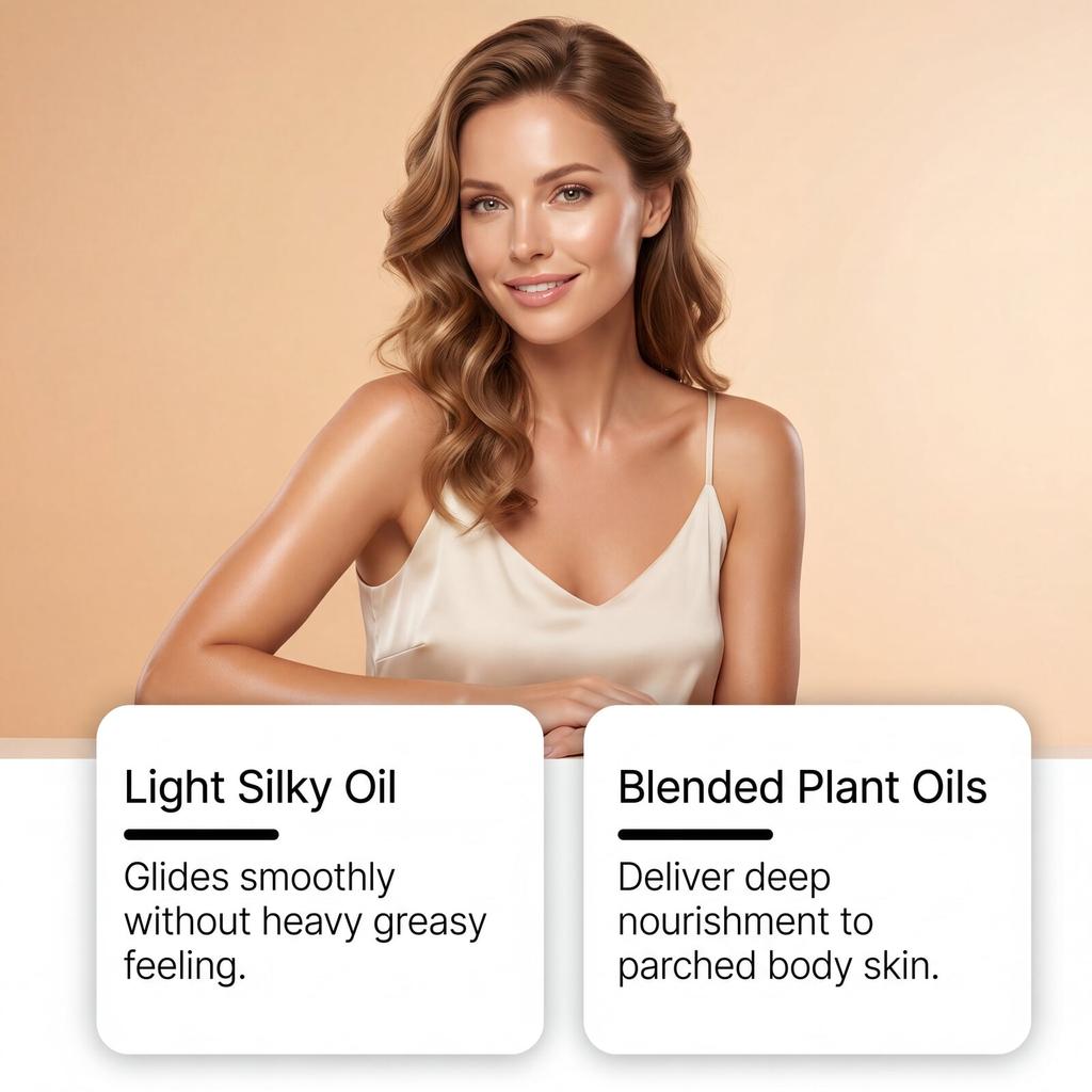 Revitalizing Body Oil Deep Nourishing Dry Skin Intense Hydration Radiant Smooth