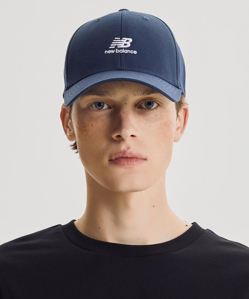 Nyuballanseu Nbgdgf1101 / Stacked Logo Structure Ball Cap (Navy)