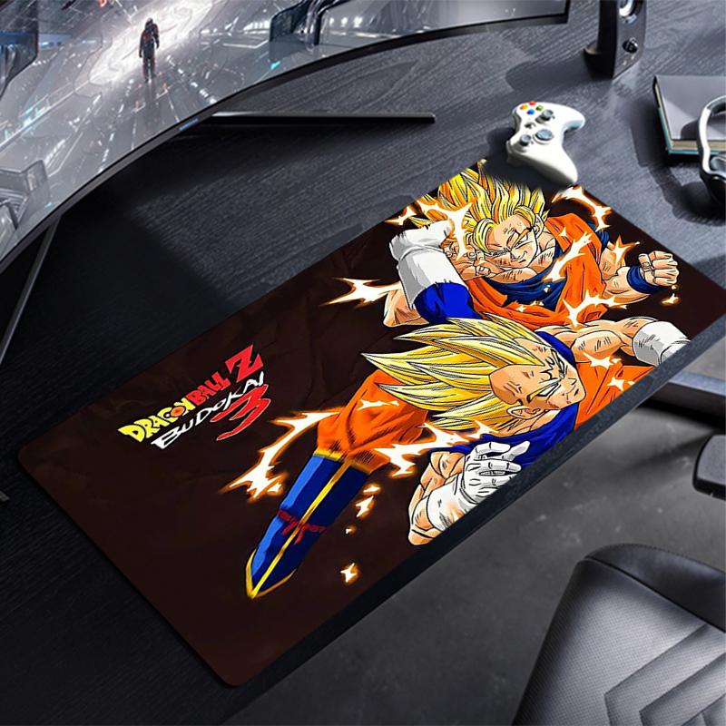 Large Gaming Mouse Pad Dragon Ball Anime Durable New PC Computer Gamer Desk Mat For CS GO LOL XXL Laptop Kawaii Mousepad