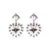 Exaggerated Fashion Retro Alloy Pearl Bee Earrings With Generous Temperament And Exquisite Beauty Earrings