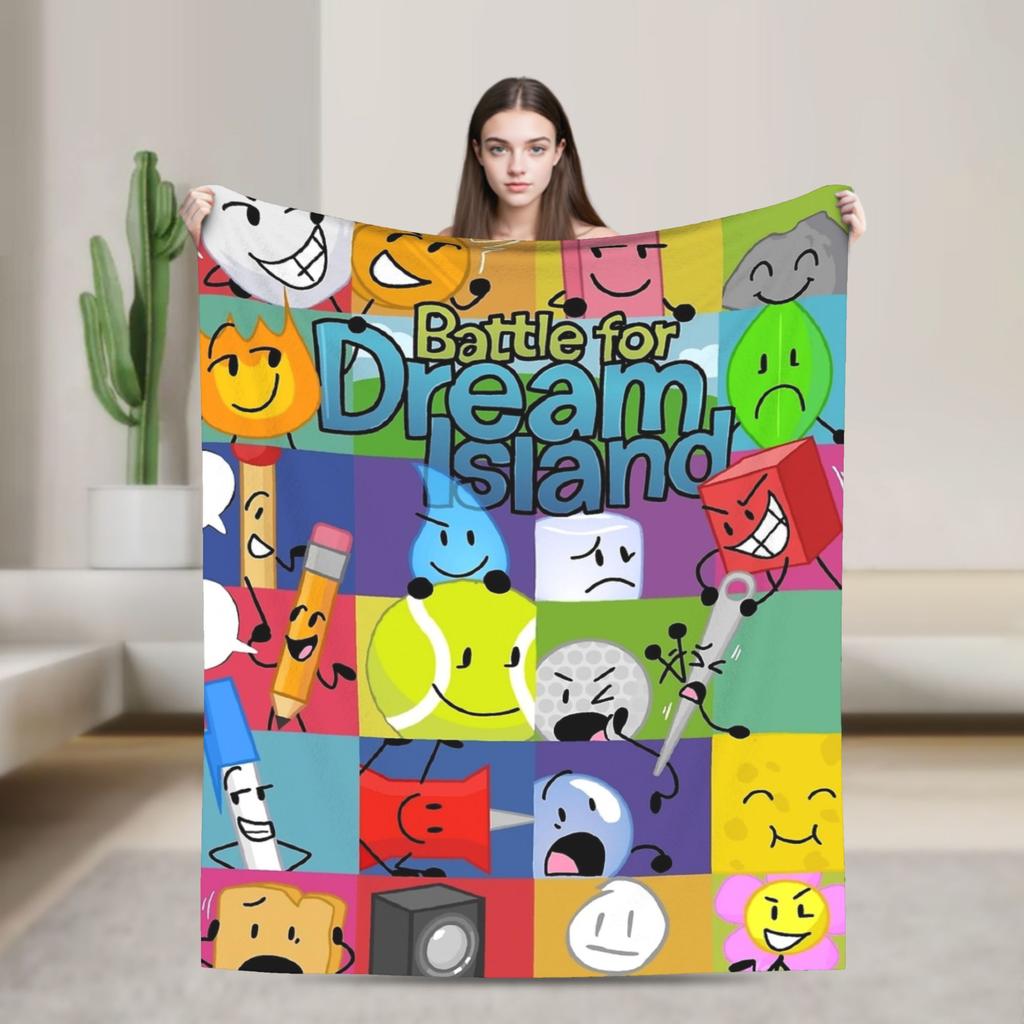 Cartoon Blanket Fleece Bfdi Lightweight Thin Throw Blanket for Bedding Couch Bedspread