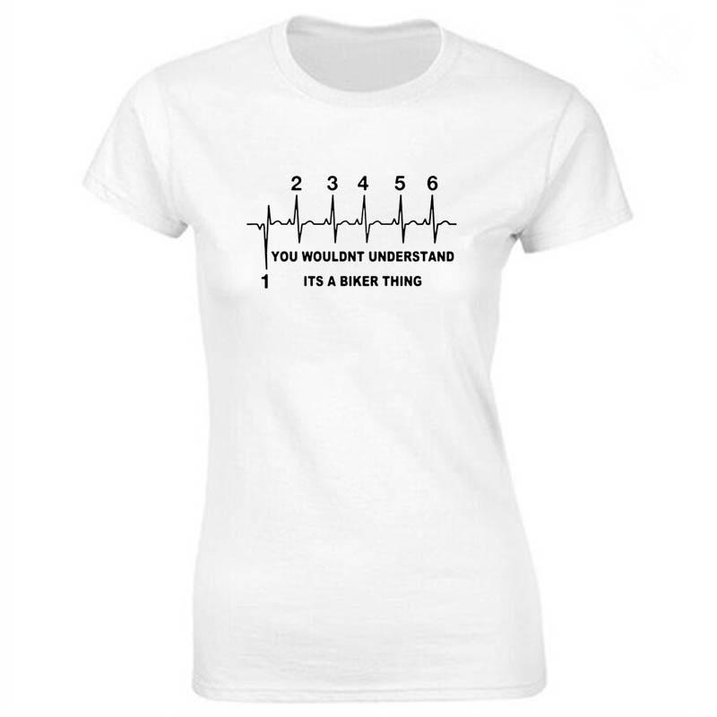 1N23456 You Wouldn't Understand Biker Thing T Shirt Motocross Motorcycle Shift Life T-Shirt Motobiker Heartbeat Tshirt