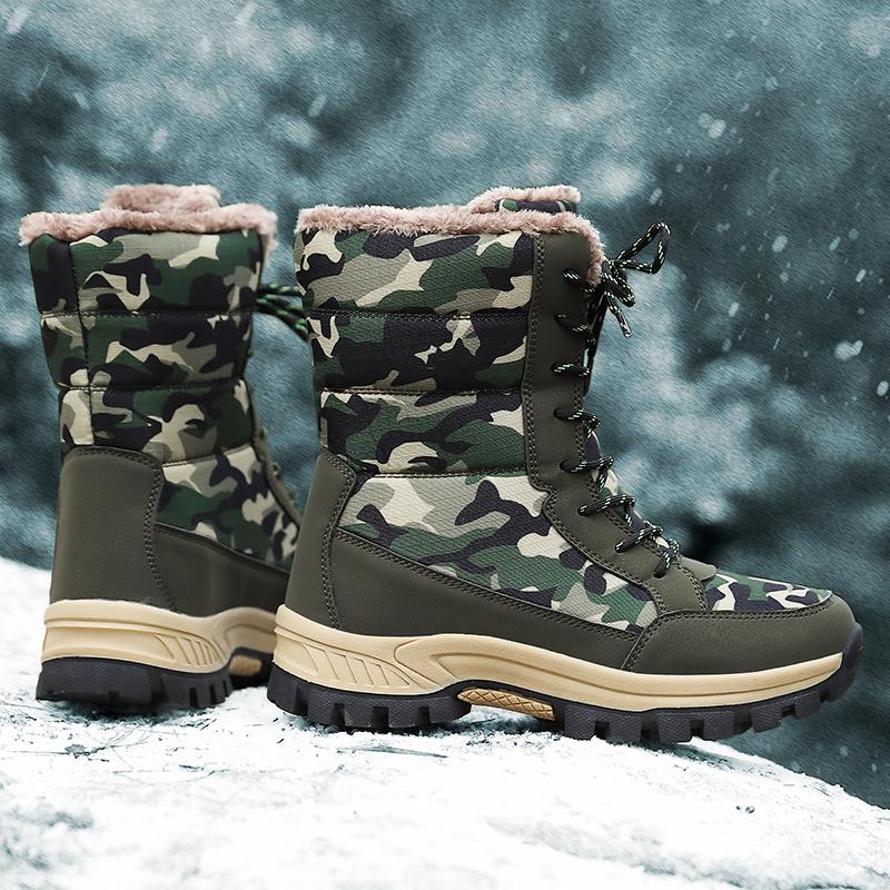 Winter Damen wasserdichte Wanderstiefel Wüstenstiefel Leichte Stiefel Robuste Kampfstiefel für Mädchen Stiefel