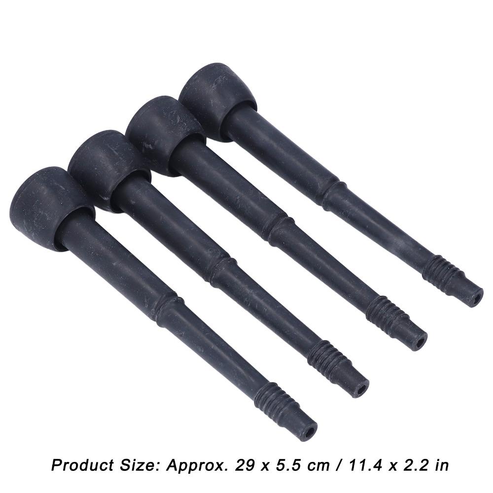 4Pcs Durable Milking Machine Liner Black Milking Liner Replacement Silicone Milk Liner  Farms