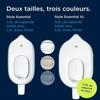 Carafe filtrante BRITA - Style Essential Bleu minéral - Capacité 2,4L dont 1,4L d'eau filtrée - 2 filtres Maxtra Pro Pure