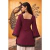 Schönes Party-Wear Römisches Seiden-Kurti-Set Indische Damen Ethnisch Kurz Oberteil Kurta