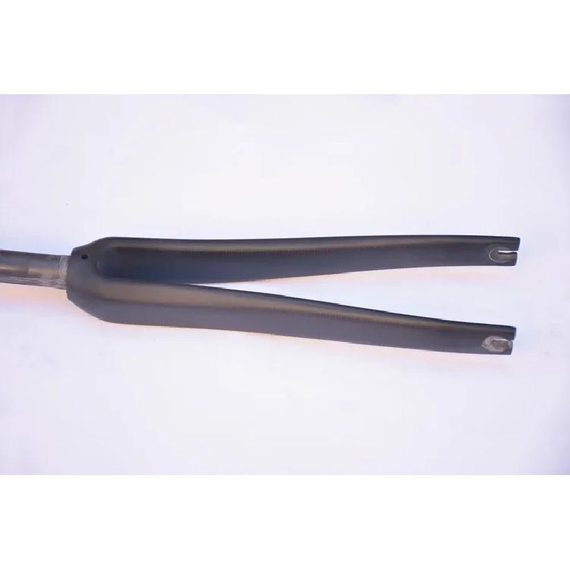 GRAY Carbon Fork 700c Bicycle Fork 28.6mm Racing Matt 3K 100MM Opening V Brake Front Fork for Road Bike,Fixed Gear Bike